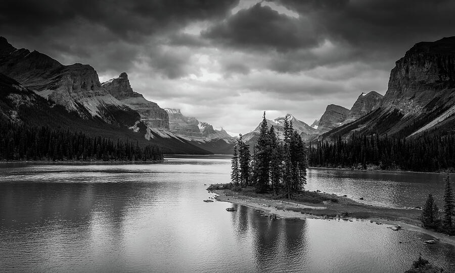 Spirit Island black and white fine art photography by Dan Sproul